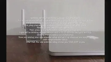 Victony WA305 Extender Setup