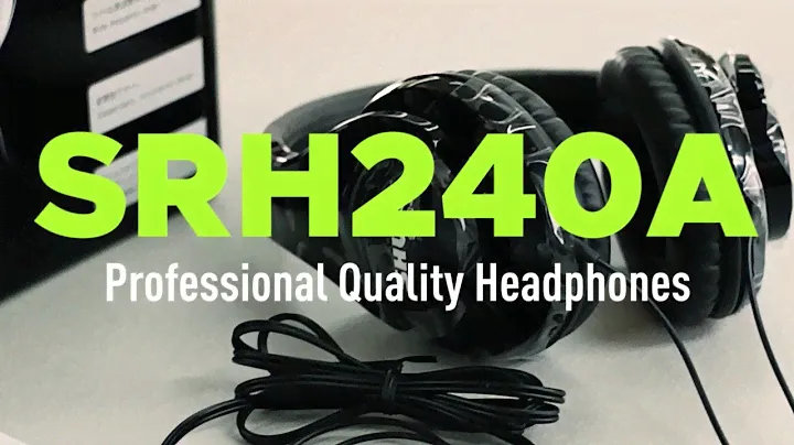 Unboxing SRH240A Professional Quality Headphones