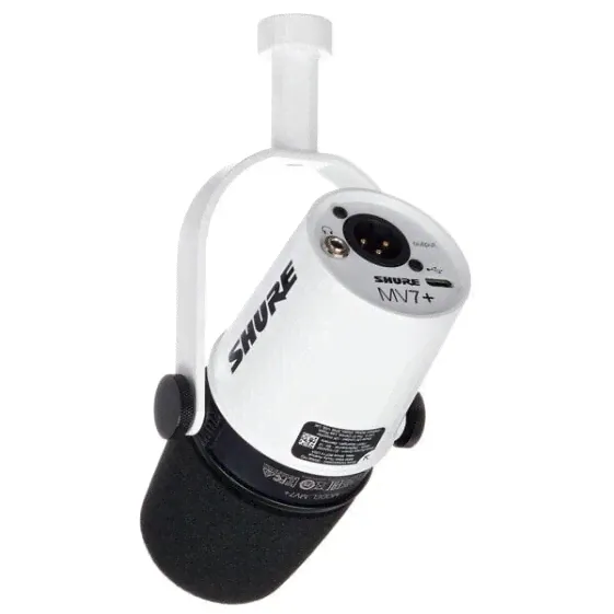 Shure MV7 Plus White-3