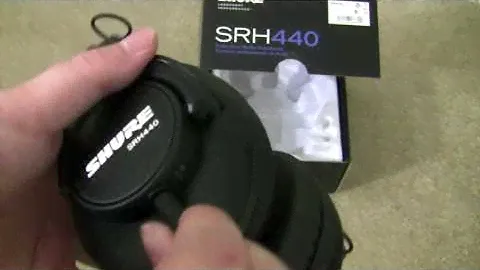 New Shure SRH 440  Studio Headphone Unboxing