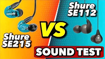 Shure SE215 VS Shure SE112 Sound Test & Unboxing | Best IEM For Musician