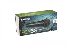 SHURE PGA58-XLR-E кардиоидный вокальный микрофон c выключателем