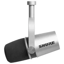 Микрофон проводной Shure MOTIV MV7, разъем: USB серебристый