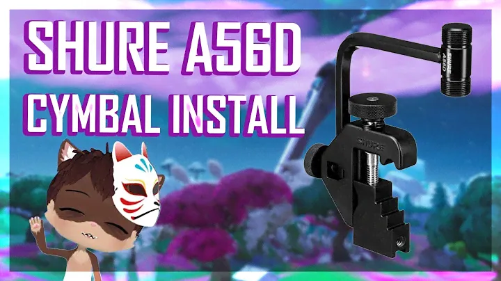 How to install the Shure A56D Mic Drum Mount for Cymbal Stands