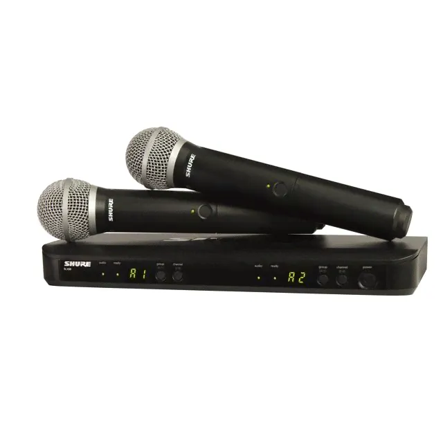 Shure BLX288E/PG58 S8, 823-832MHz Wireless Dual Handheld System