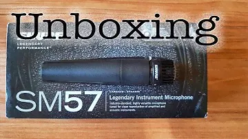 Shure SM57 - Unboxing in 4K