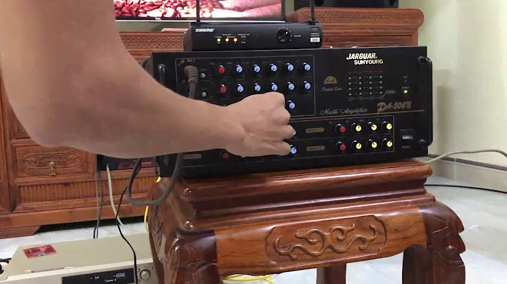 Jarguar pa506N + shure Ut4 đầu SM58 + sony MD JB920