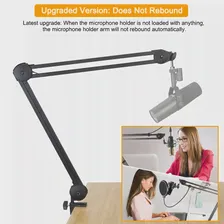 Shure SM7B микрофон стрела с поп-фильтром подвеска стрела ножничная стойка для Shure SM7B микрофон сверхмощный регулируемый держатель (art.: 3920bee5f50b1)