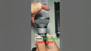 Vintage Shure Dynamic Microphone #vintage #classic #shure #sm58