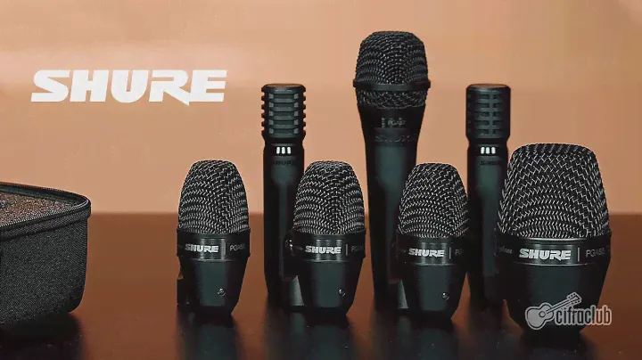 CONHEÇA O PGA DRUM KIT 17 DA SHURE
