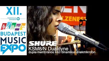 12. Budapest Music Expo: Shure KSM8/N Dualdyne dupla-membrános kézi dinamikus énekmikrofon