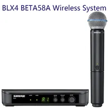 Shure Микрофон для живого вокала BLX4/BETA58A, черный