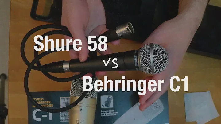 Behringer C1 против Shure SM58 (тест динамического и конденсаторного микрофона)