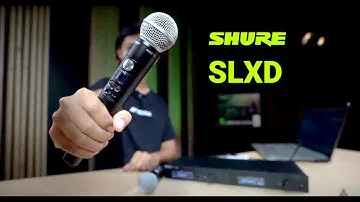 รีวิวไมค์ลอยคู่ SHURE SLXD24DA/SM58 ใช้หลายตัวไม่ต้องกลัวหลุด หัว SM58 ราคา 54,900